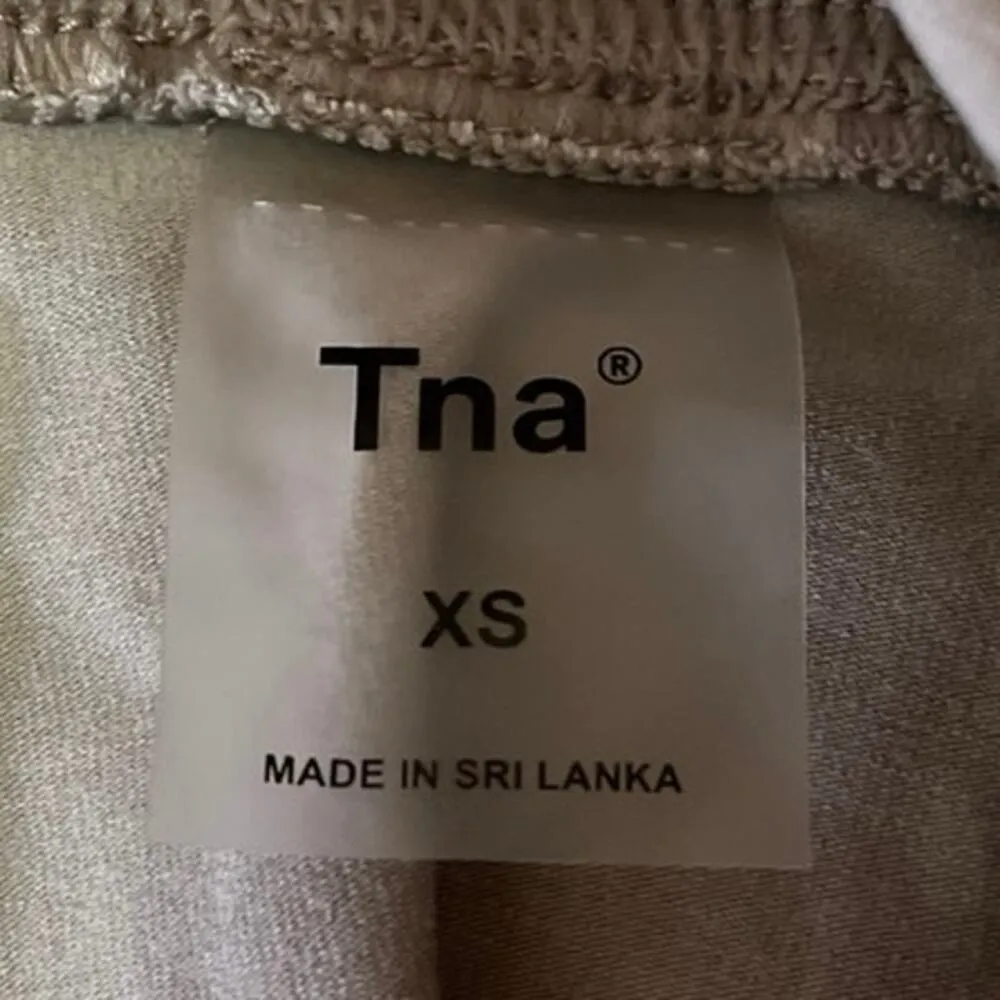 Aritzia TNA Chill Atmosphere Beige Flare Boot Cut Yoga Leggings Sweat Pants - Image 4