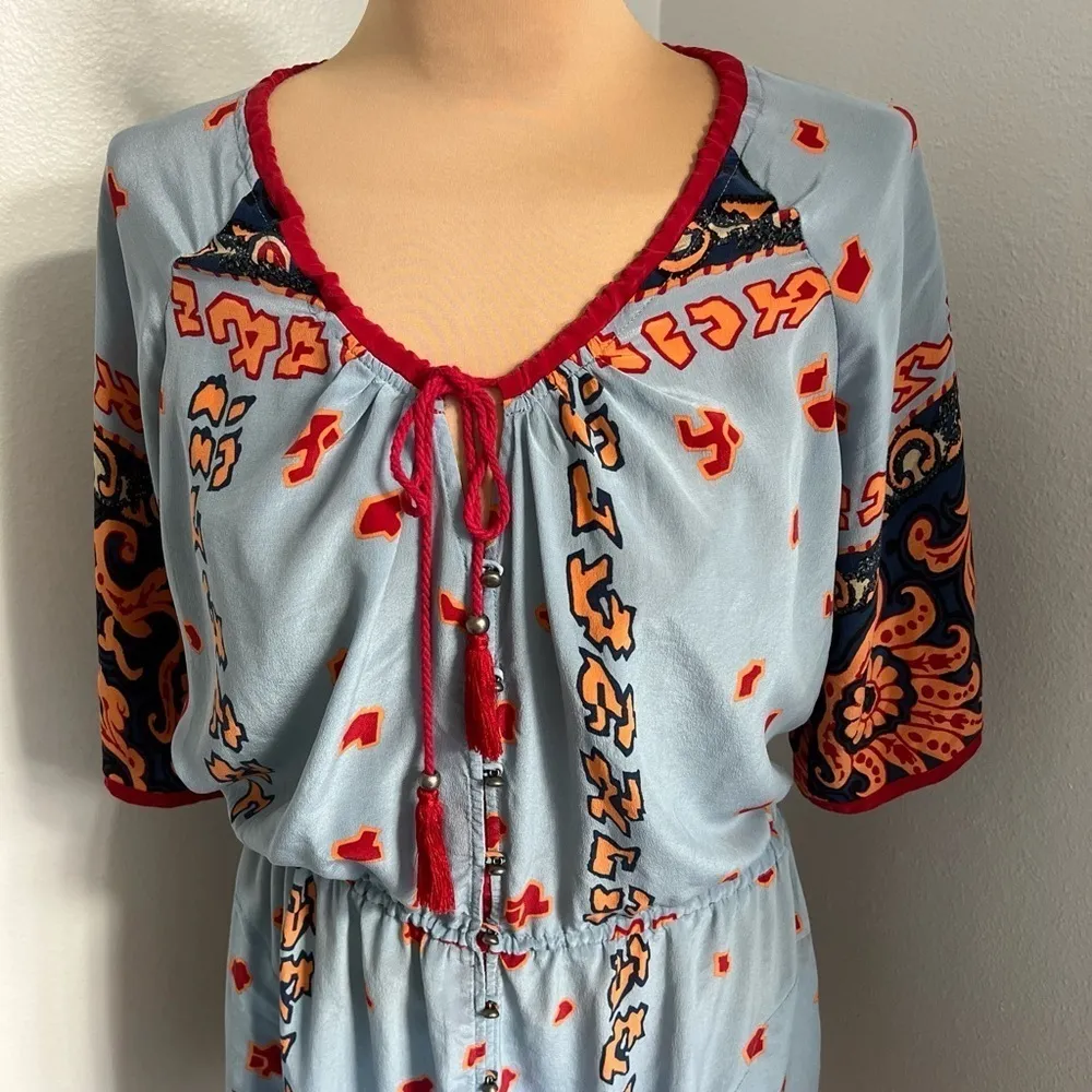 Plenty‎ by Tracy Reese Silk Dress Blue Size M - Image 2