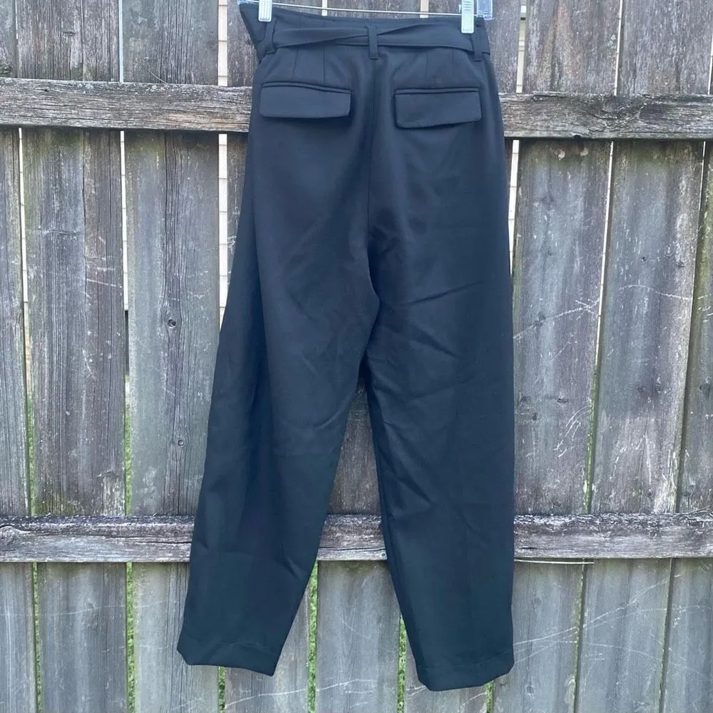 Gap‎ Black Paperbag Waist Trouser Career Pants | 10 Long - Image 4
