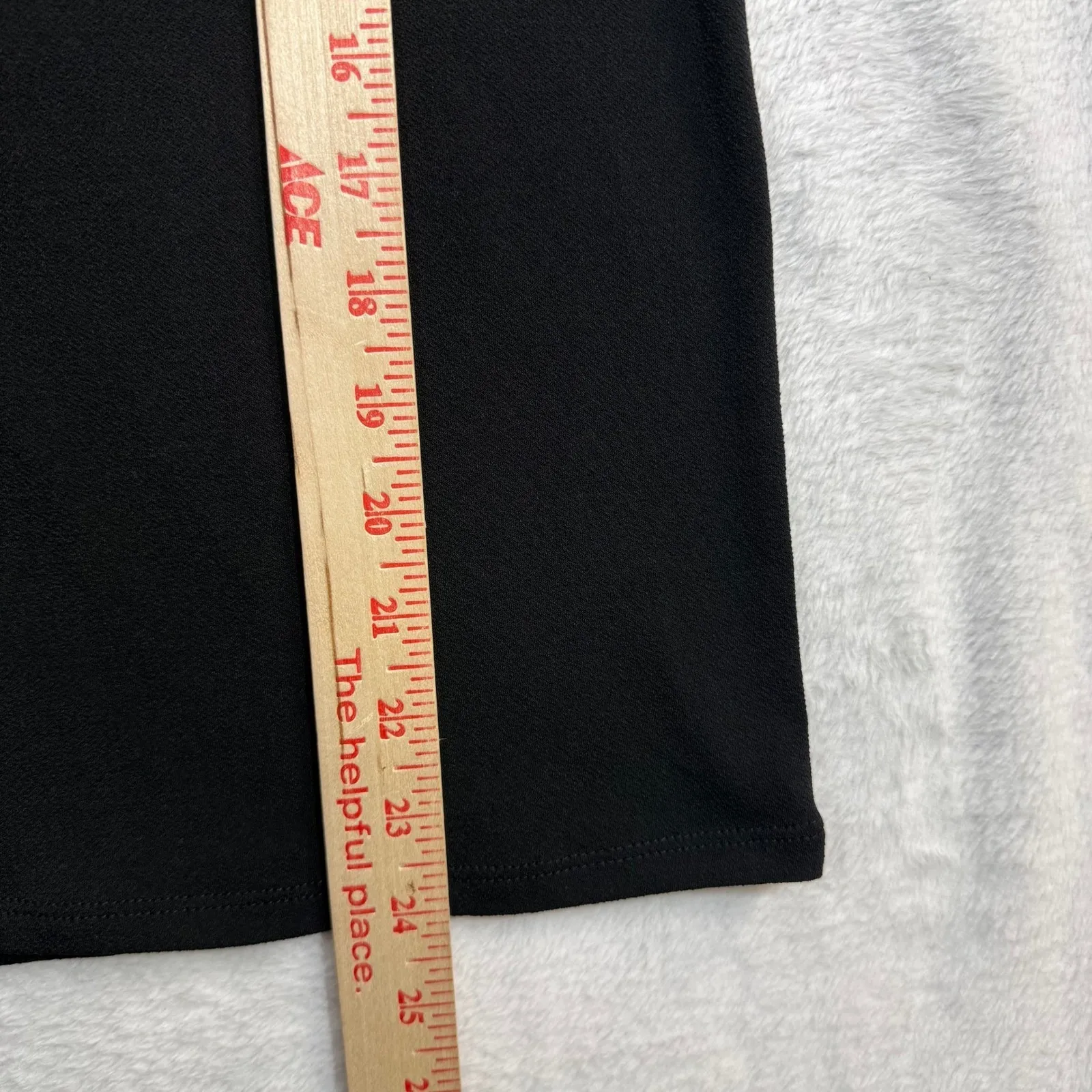 Adrianna Papell S Top Black Ruffle V-Neck Sleeveless Goth Witchy Sexy Dark Fairy - Image 5