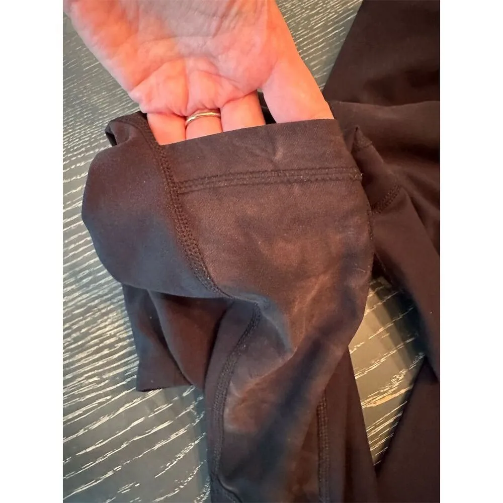 VOGO Athletica Women's Black Leggings L Detail High Waist with pockets Size L - Image 7