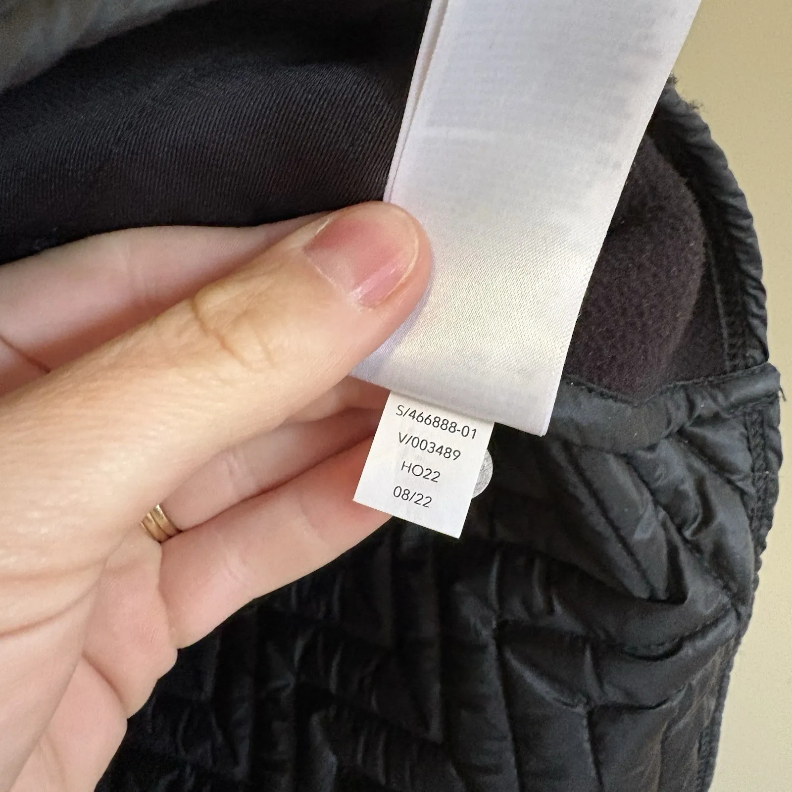 Athleta Cozy Sherpa Snap‎ Jacket Sweatshirt Small Black - Image 3