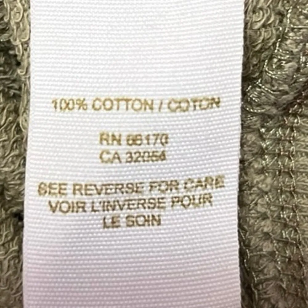 Free People Olive Green Stretch Deep V Neck Faux Wrap Hoodie Sweatshirt Top Sz S - Image 4