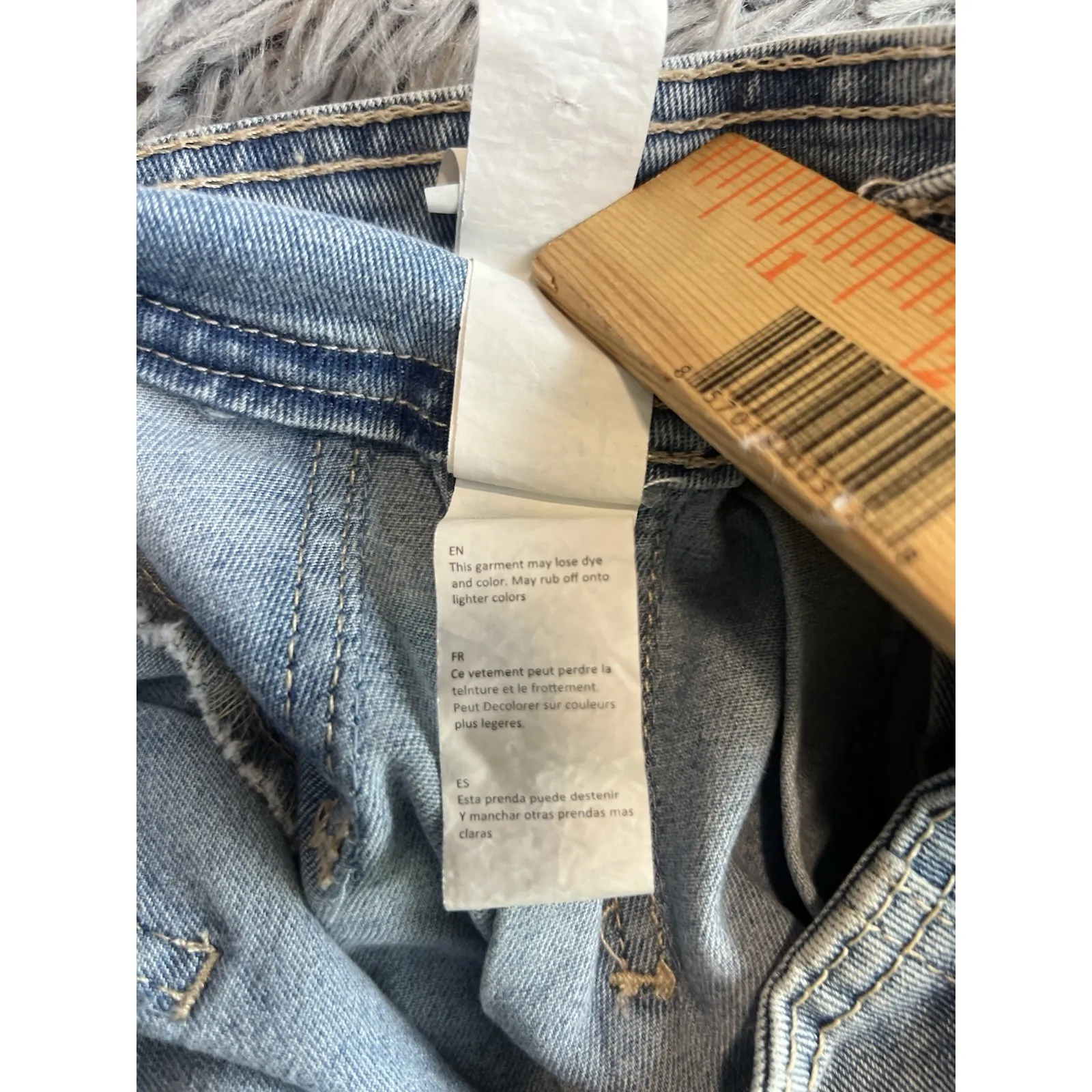 Refuge ‎ Denim Skirt Pleated Size Large School Girl Academic - Image 6