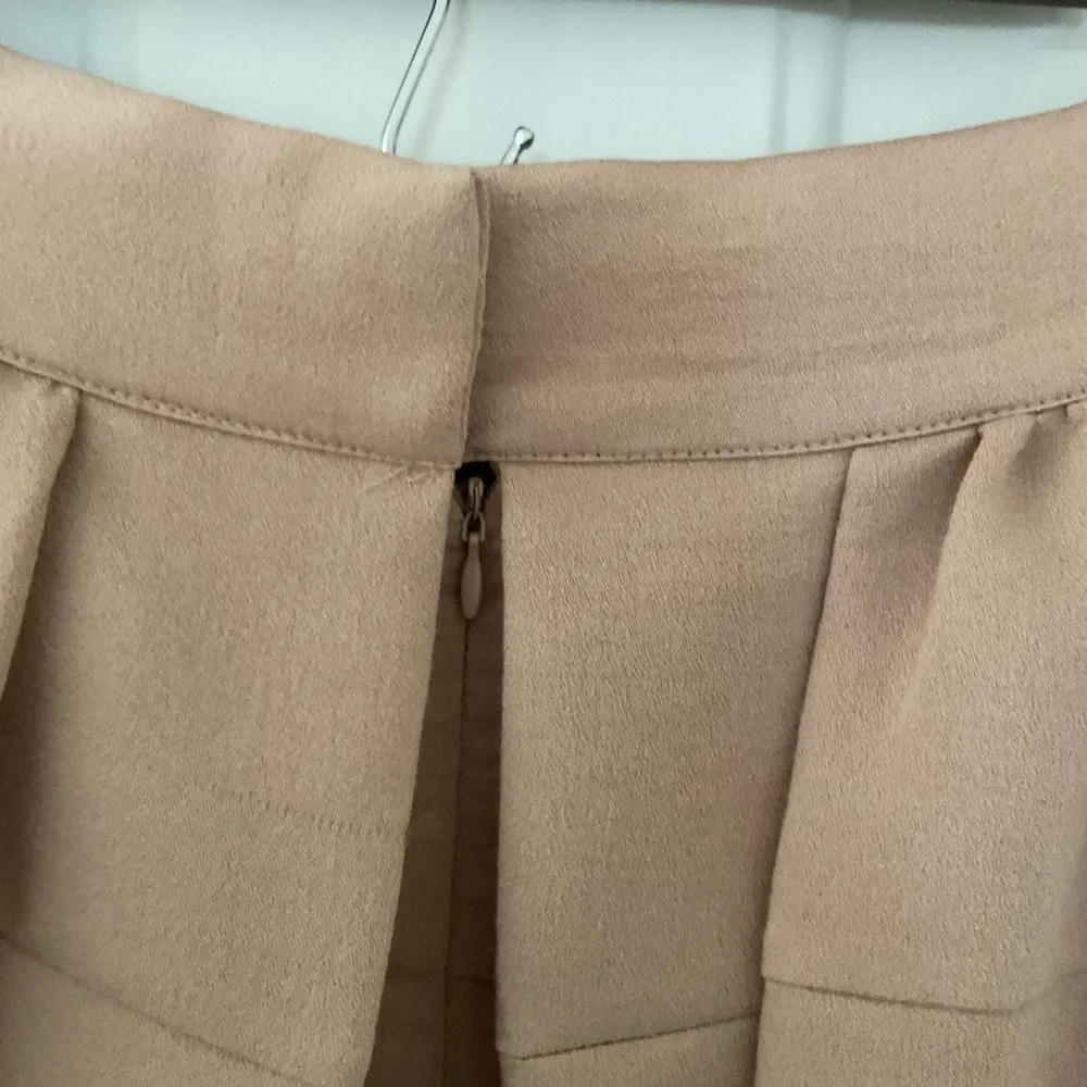 BCBGeneration  Dark Buff Pleated Full Mini Skirt Size 10 - Image 3