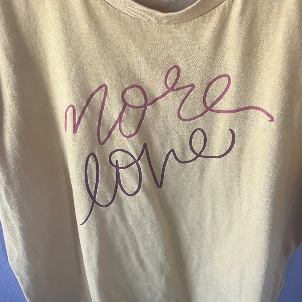 FINAL MARKDOWN Yellow Graphic Tee xl - Image 2