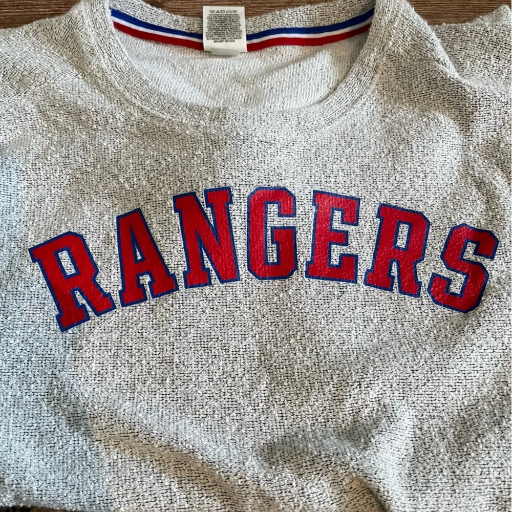 Pink with 5th & Ocean Rangers Crew Neck Sweater Size Small - Image 4