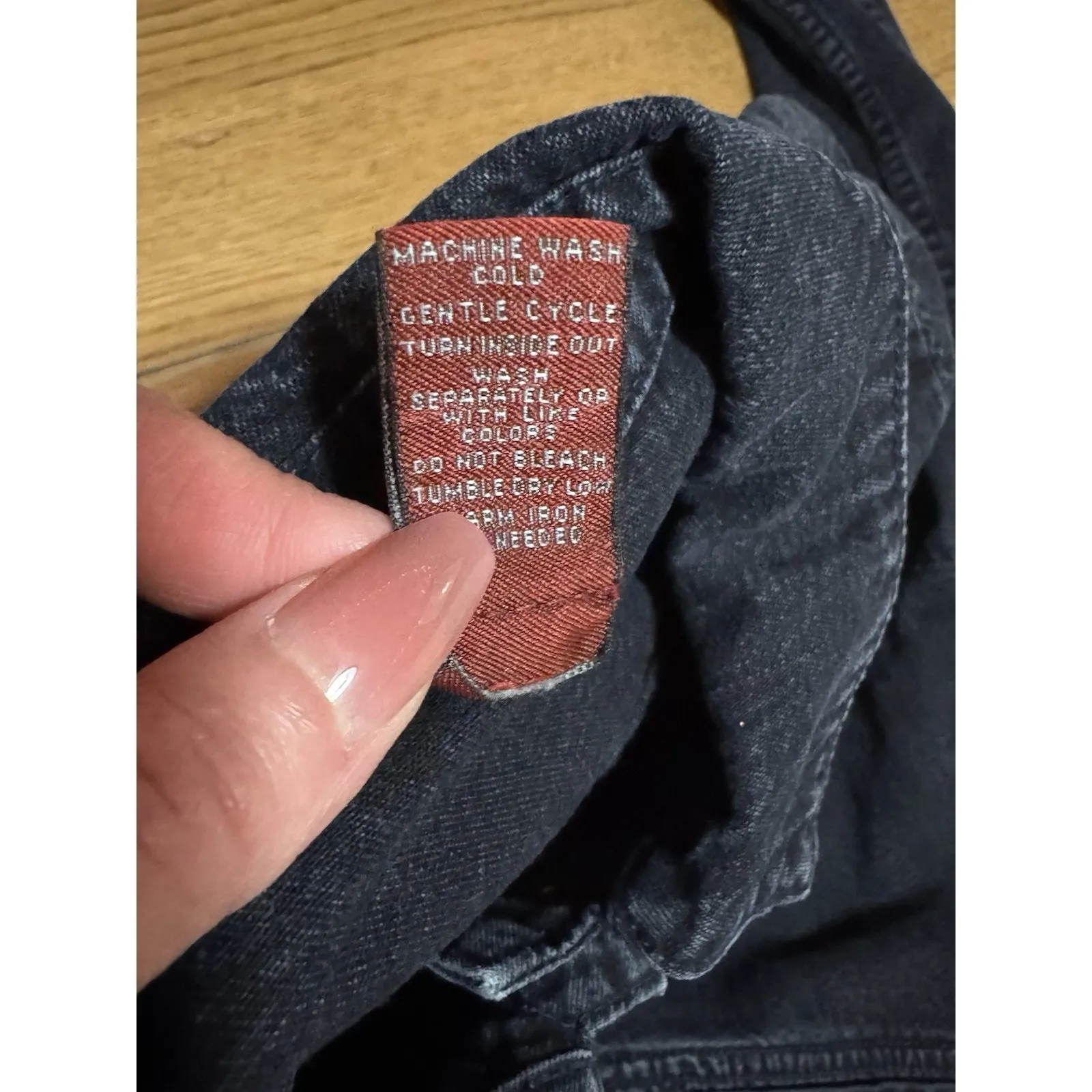 Sundance Women Jean Jacket Classic Trucker Denim Dark Wash Size Petite L - Image 9