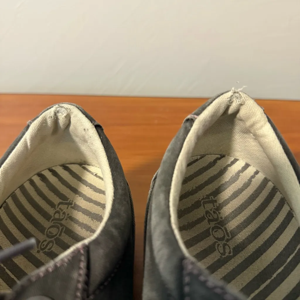 Taos Women Moc Star II Dark Charcoal Grey Canvas Sneaker Shoe Comfort Support 10 Gray - Image 6