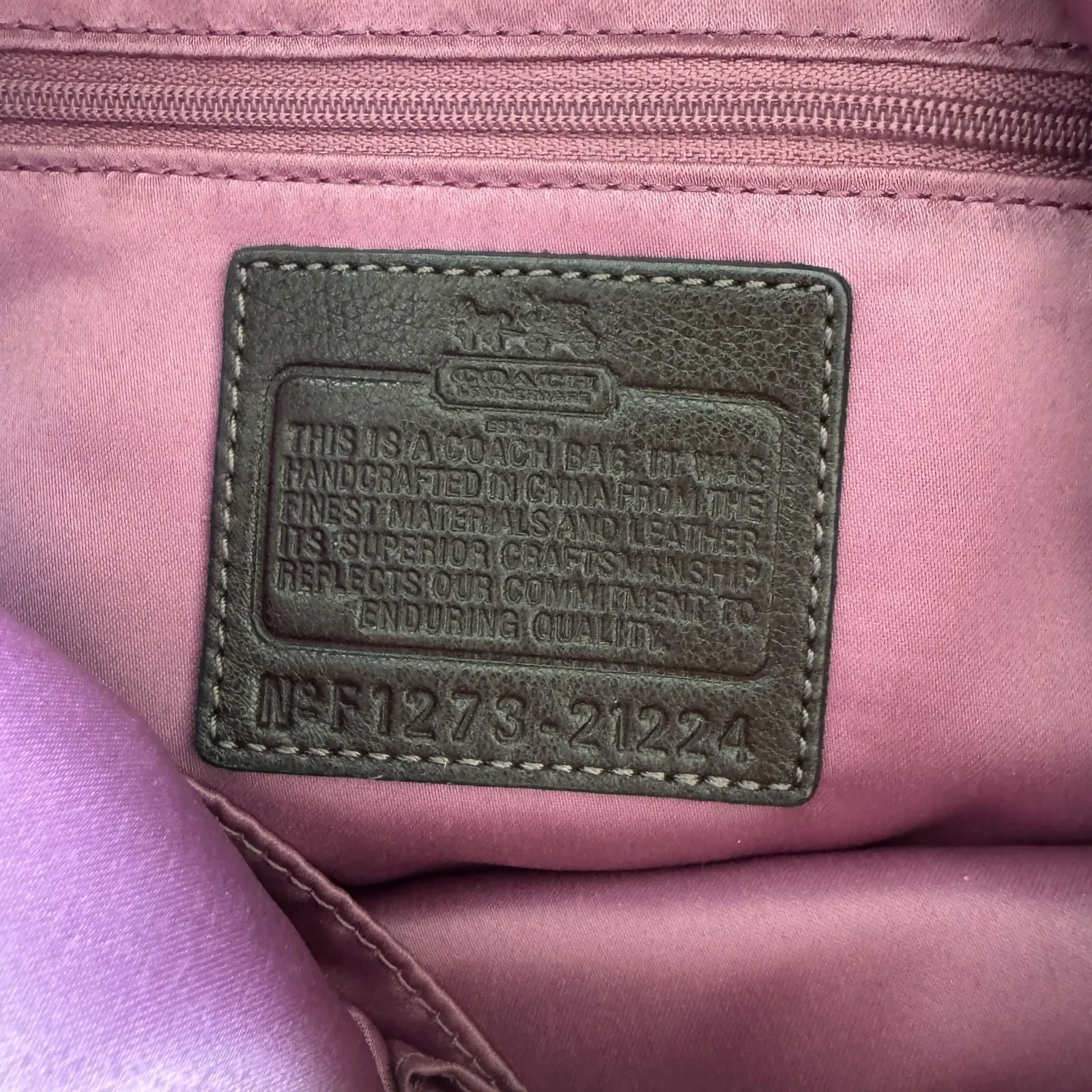 Coach Madison Isabelle Leather Satchel Brown - Image 6