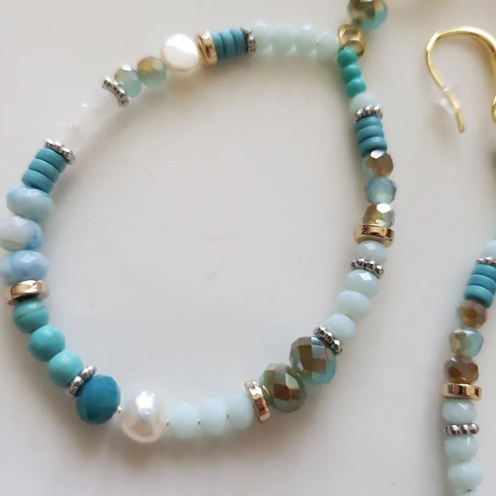 New! FP Avril Stone Dangle Earrings - Image 5