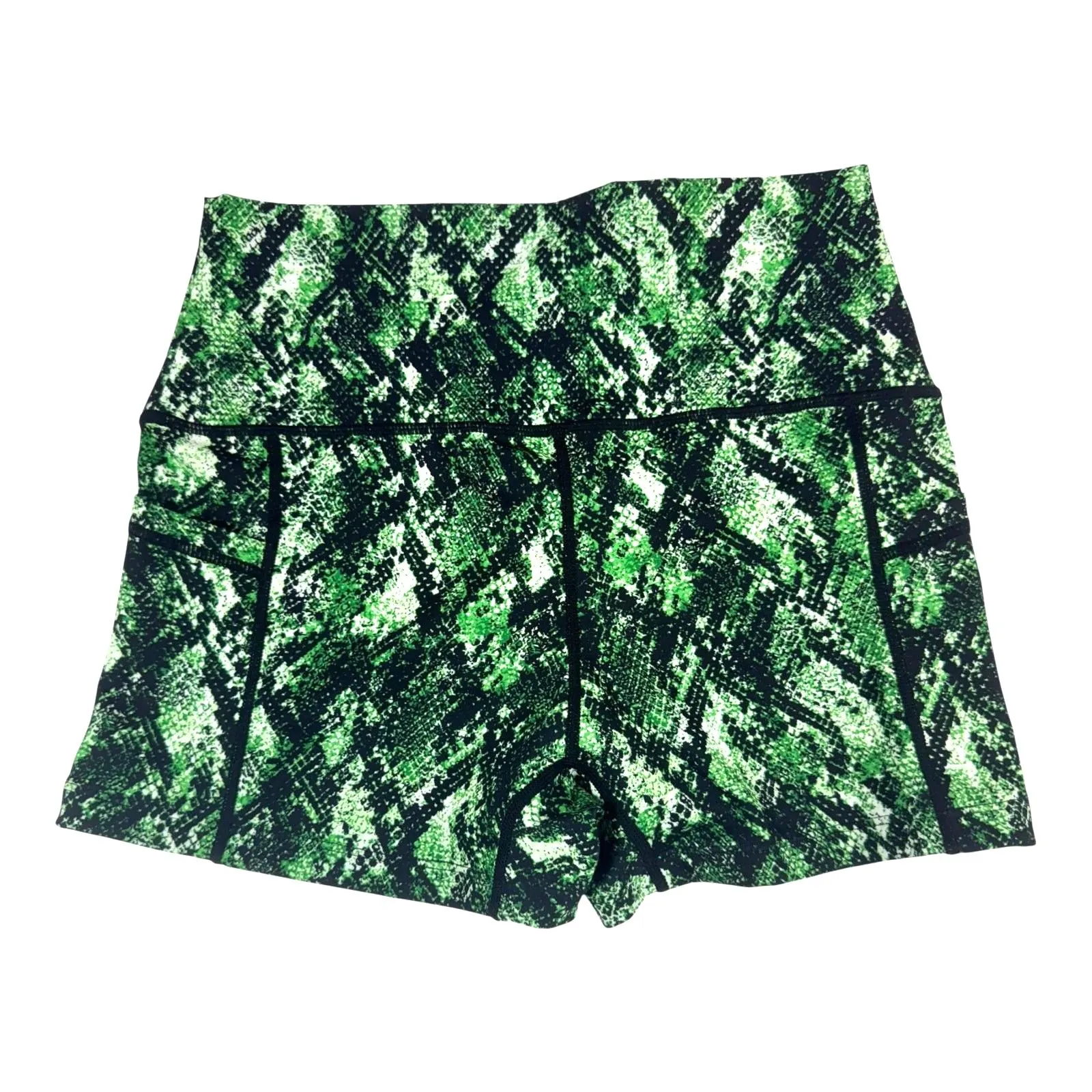 Constantly Varied Gear CVG Venom 2.5" Shorts Women's Size XS Retired Print Snake Green - Image 2
