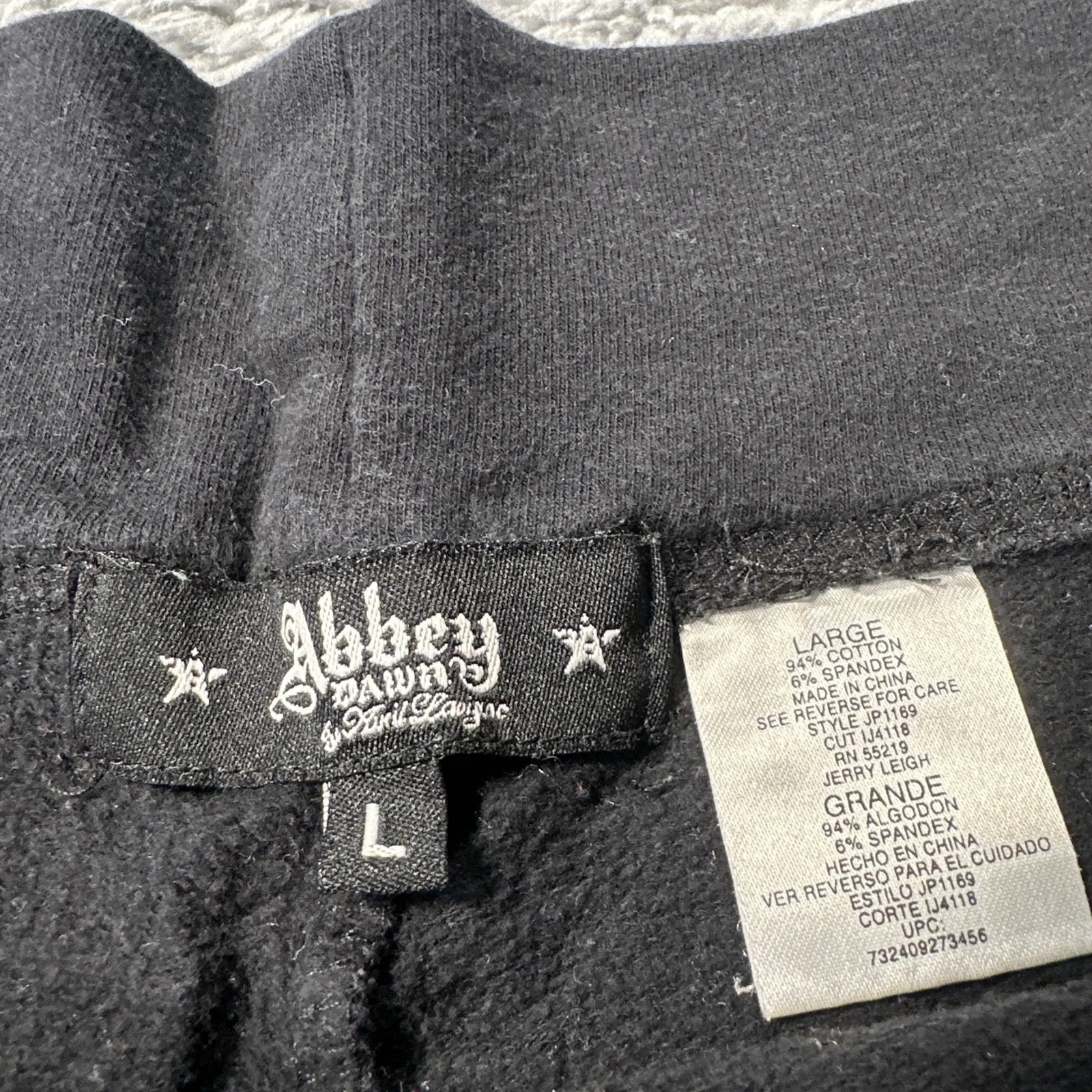 Abbey Dawn Young & Reckless Low Rise Avril Lavigne Punk Rock Grunge Leggings Y2K Black Size L - Image 7