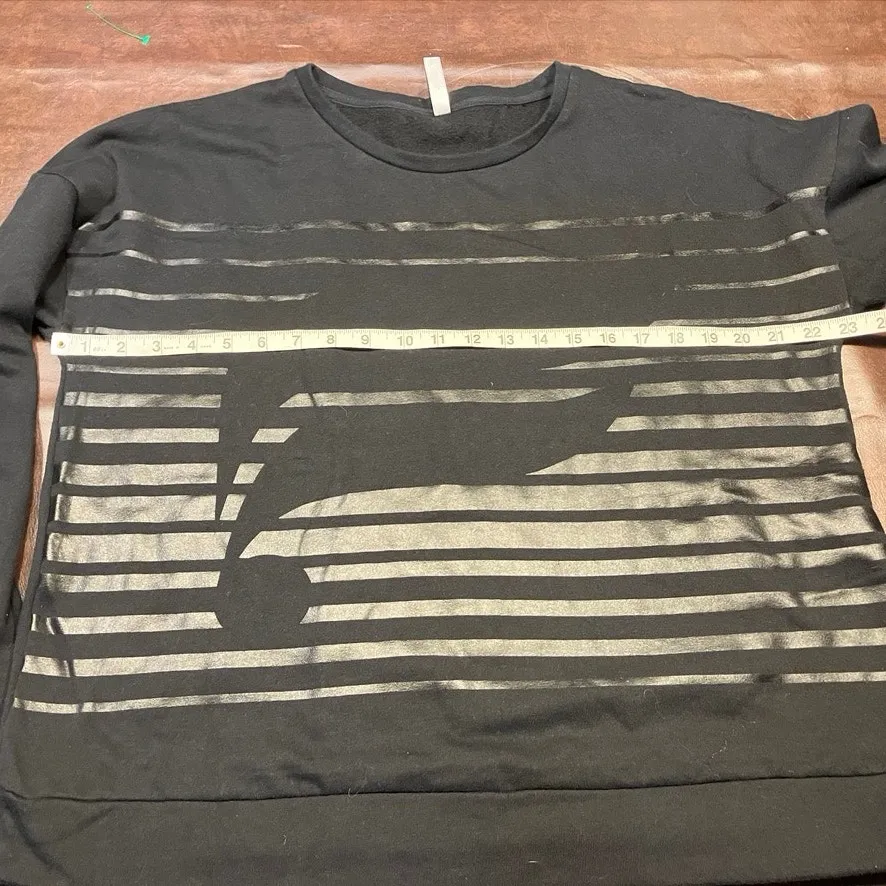 Fabletics Snowshoe‎ Pullover Sweatshirt Womens XXL Black Crewneck Active Lounge - Image 11