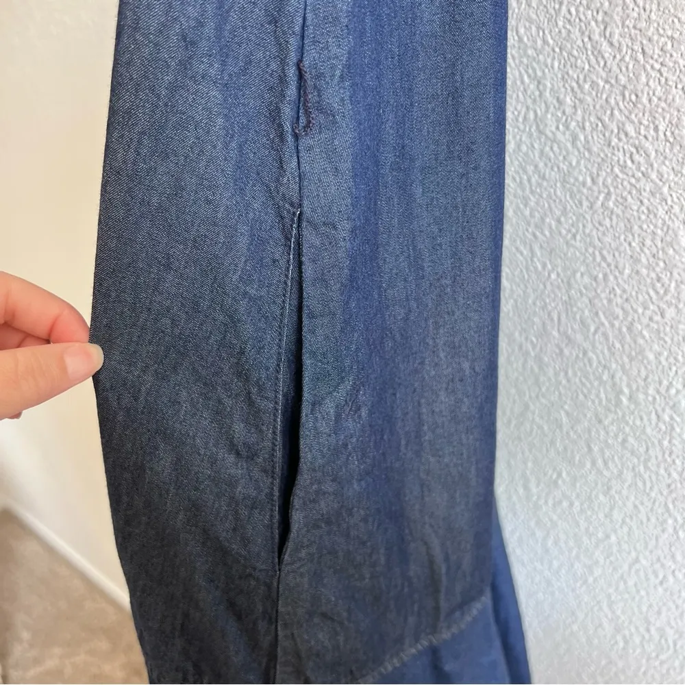 The Limited Sleeveless High-Low Denim Cotton - Image 8