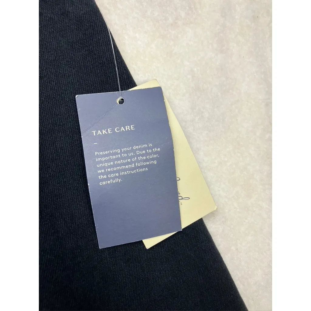 Universal Thread High Rise Sailor Wide Leg Crop Pants Black Size 26 - Image 5