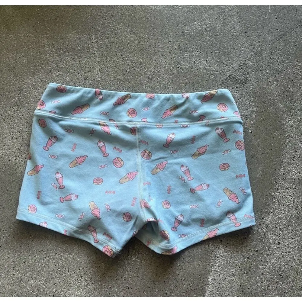 Fleo ice cream sundae candy donuts shorts size small excellent condition Pink - Image 5