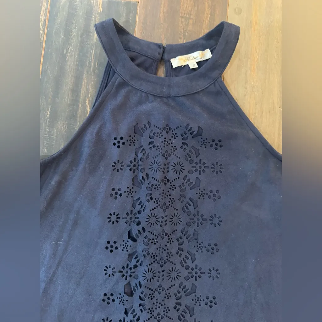 ANDREE BY UNIT Navy  Dress - Image 3