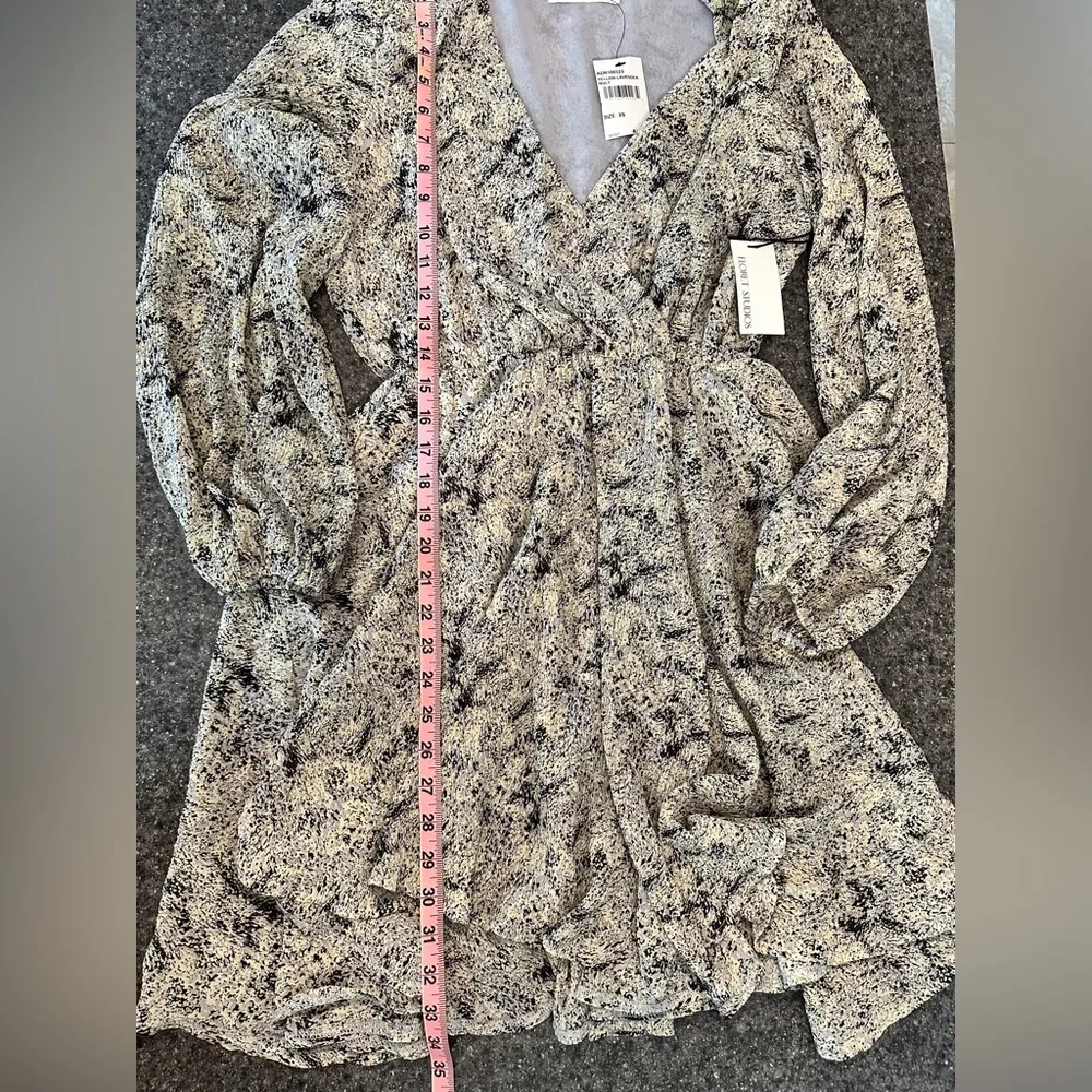 Floret Studios Sheer Long Sleeve Spring Summer Mini Dress | Boho | Size XS White - Image 10