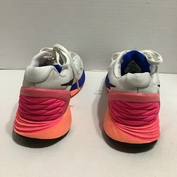 NIKE LUNARGLIDE 6  WOMEN'S RUNNING SHOES in‎ WHITE/PINK/COBALT SIZE 10 PRE-OWNED - Image 4