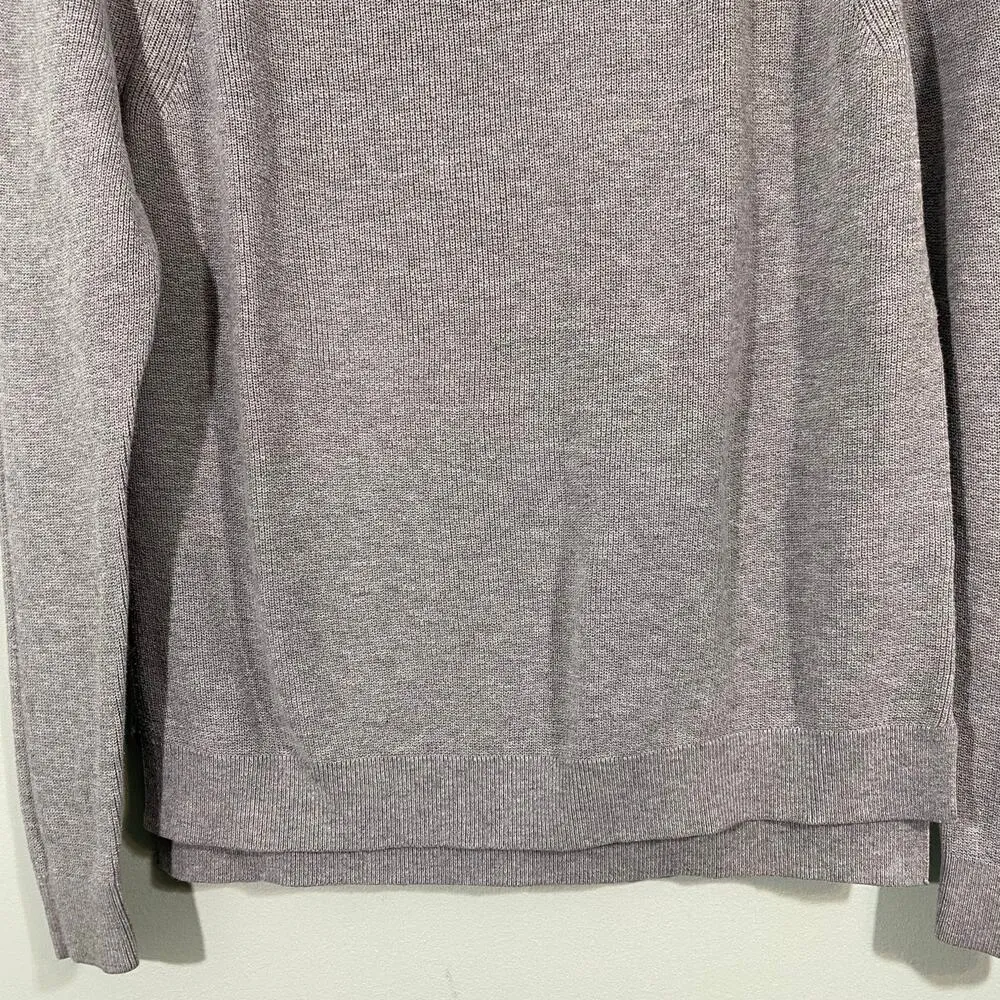 Everlane Women's Grey Crew Neck Cotton Pullover Knit Sweater Size S - Image 3