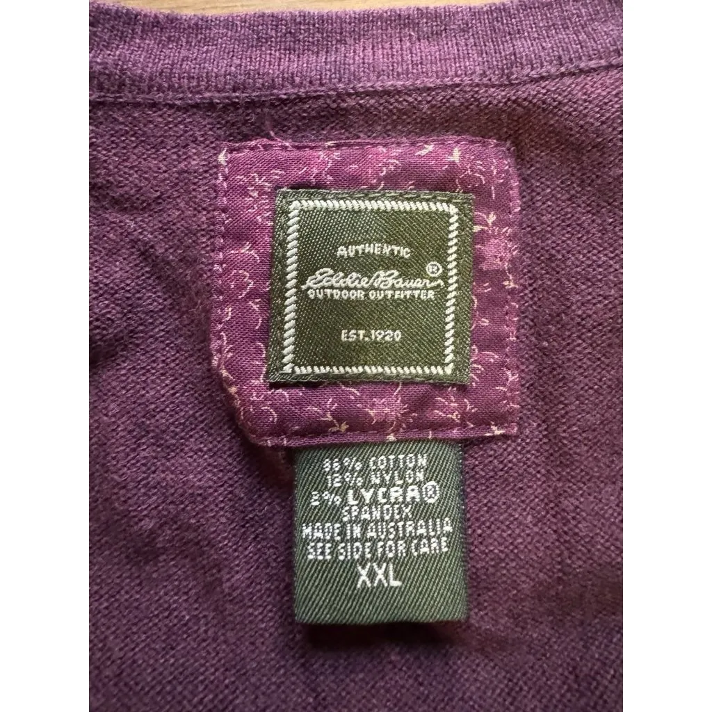 Eddie Bauer Authentic Outdoor Outfitter‎ Button Down Cardigan Sweater Women XXL - Image 3