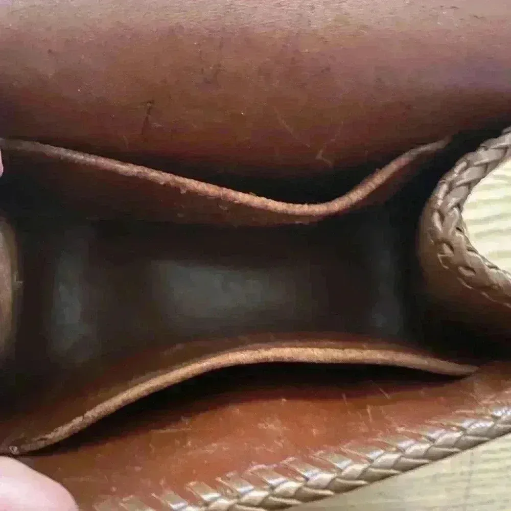 Mexican Hand Tooled Purse Bag Artesanal Brown - Image 6