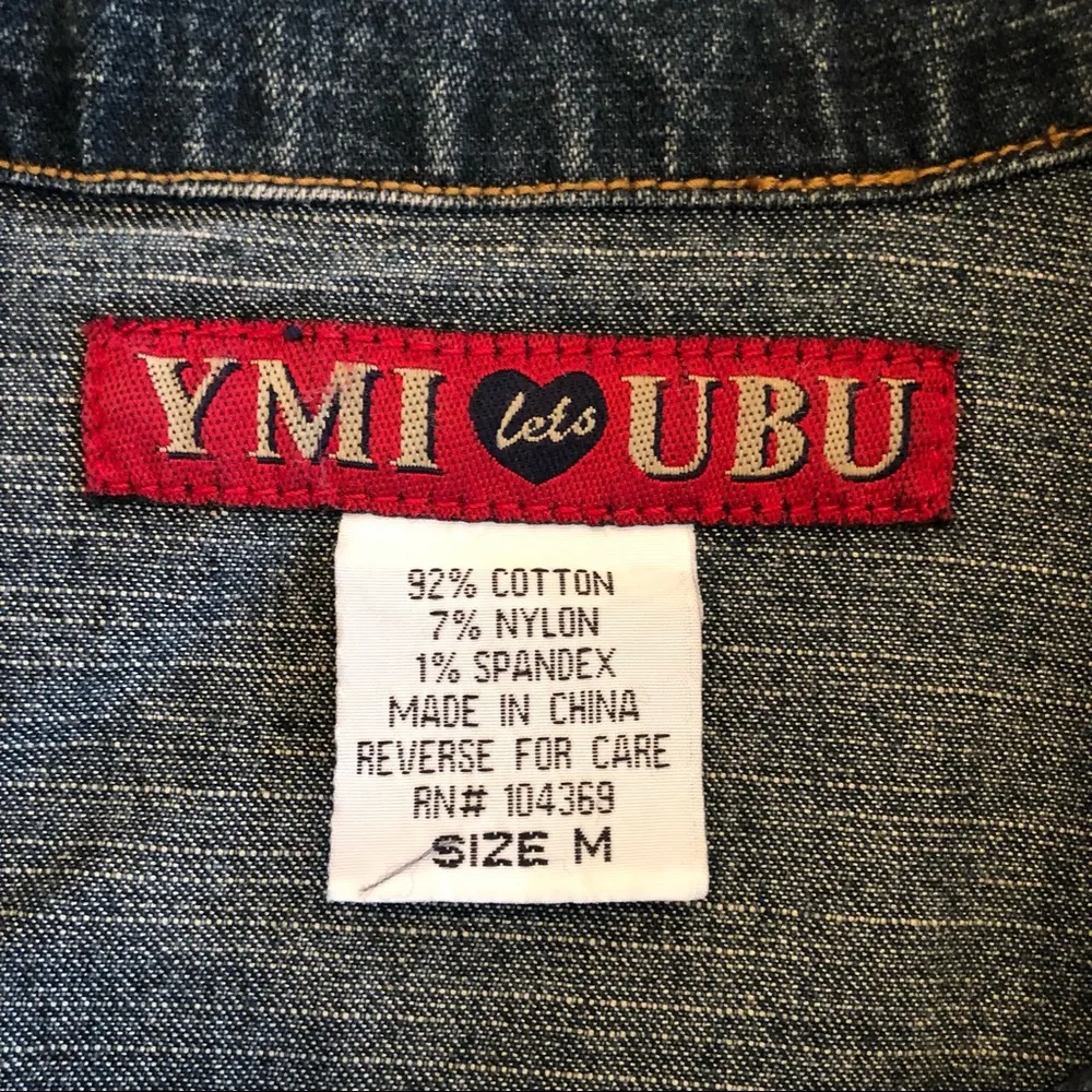 YMI Blue Jean Jacket M - Image 6