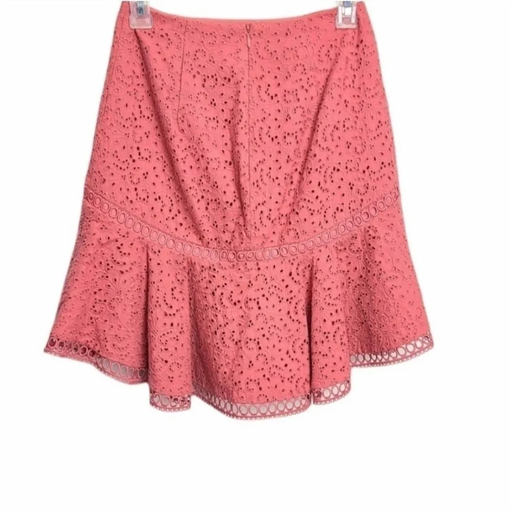 Keepsake LabelāPerforatedĀ UnravelledāSkirtāSizeāSizeāXS Pink - Image 2