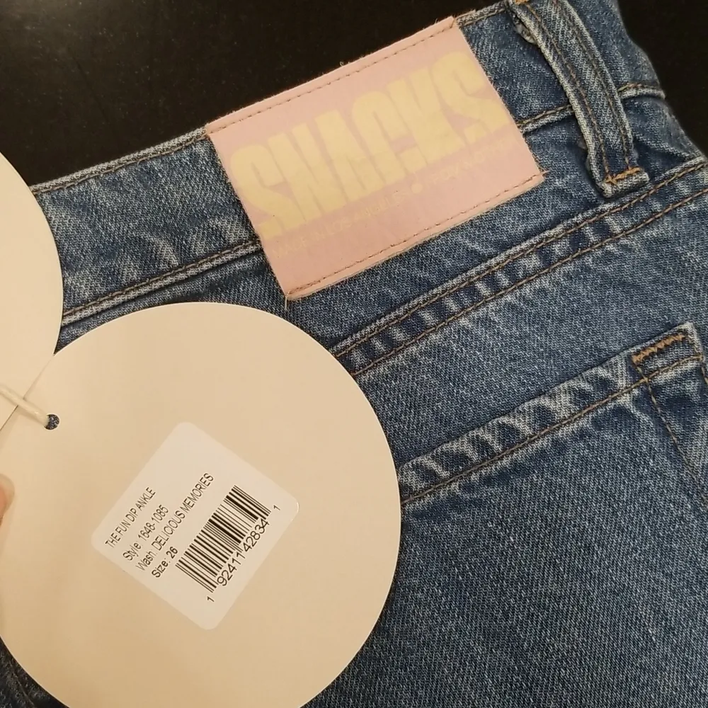 💕MOTHER SNACKS!💕 The Fun Dip Ankle Jeans ~ Delicious Memories 26 NWT - Image 13