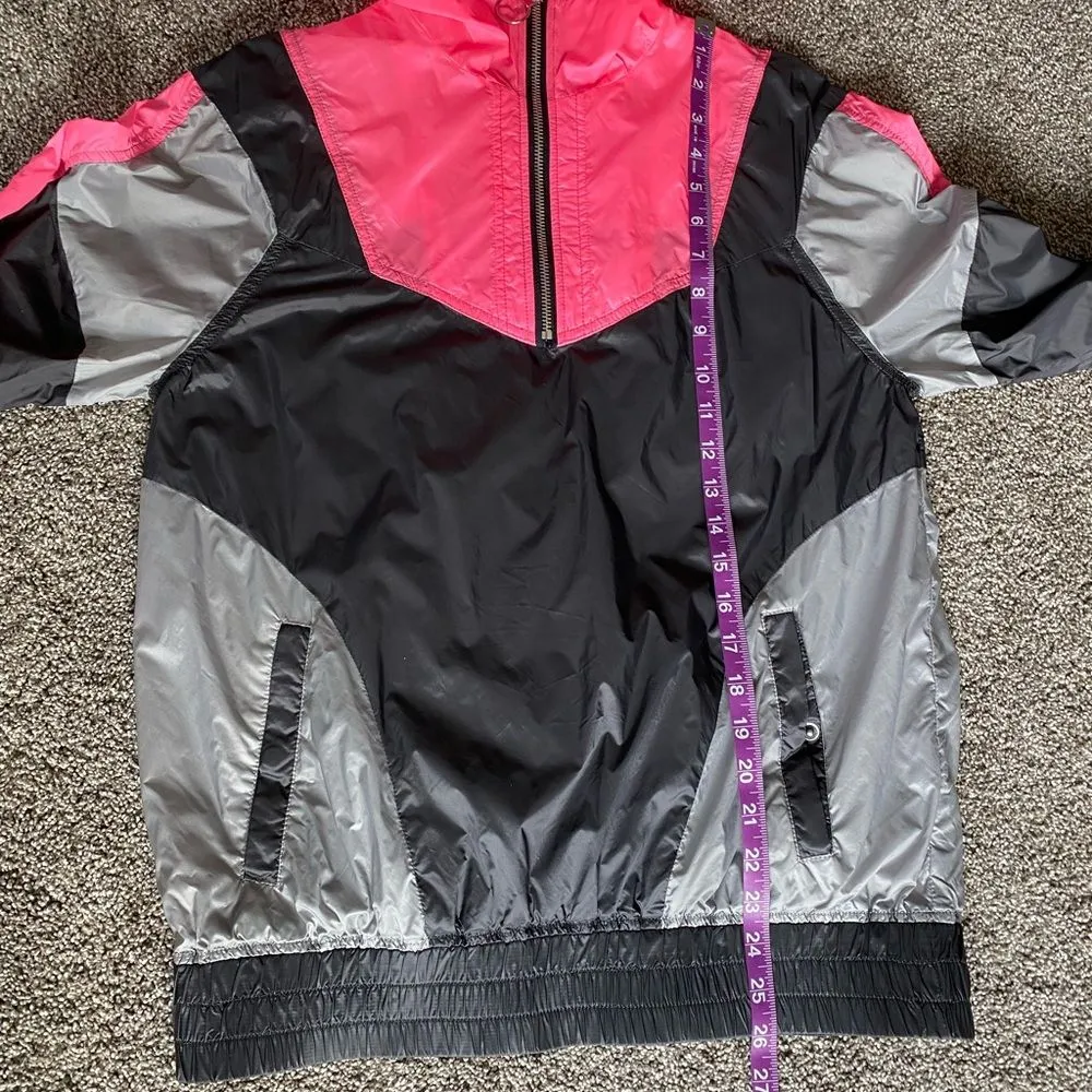 EXPRESS  Colorblock Windbreaker Jacket 90s Inspo- Size Small - Image 6