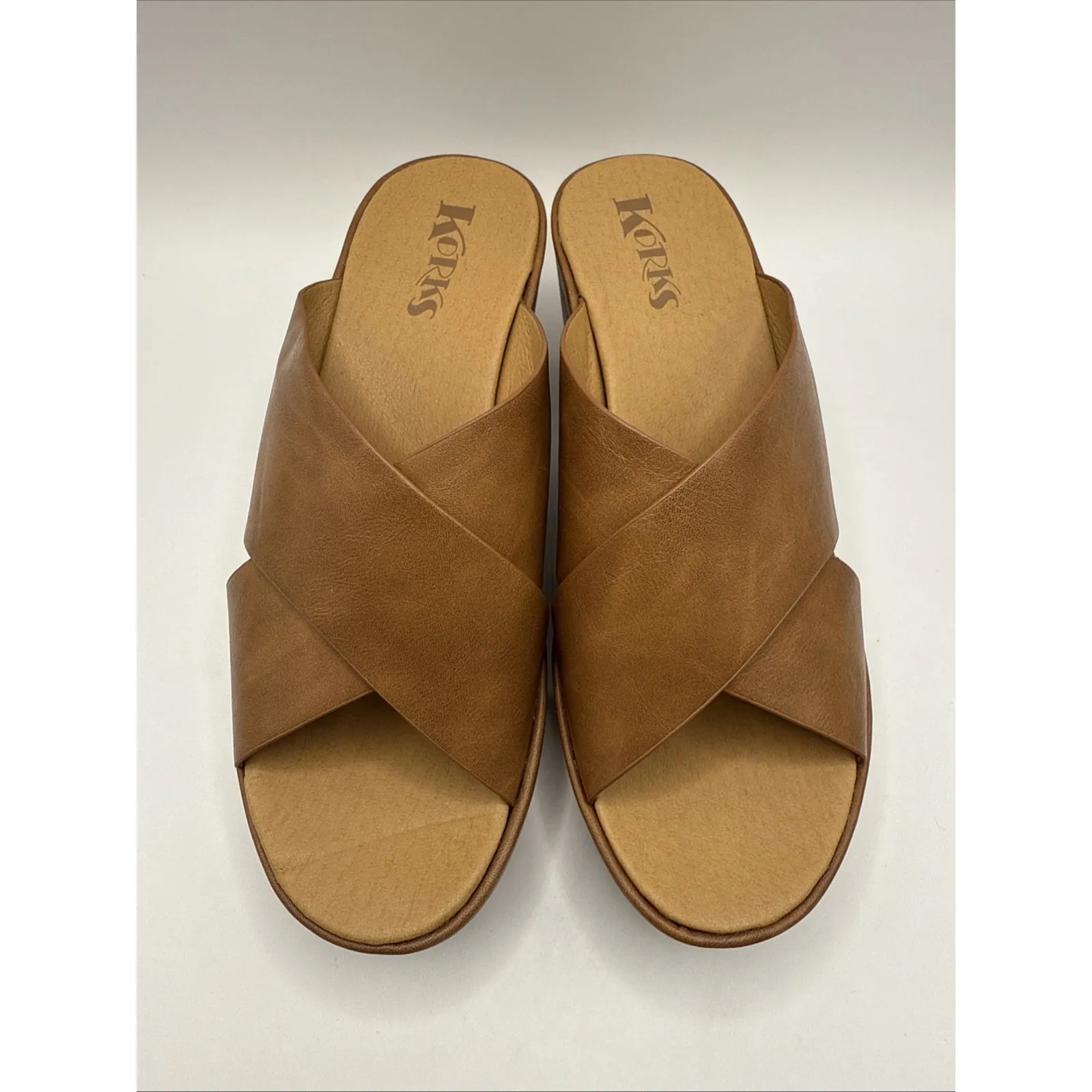 Kork-Ease Madera Wedge Slip on Sandal Brown Size 9‎ - Image 3