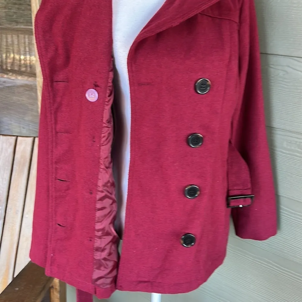 Bongo Wool Blend Pea Coat - Image 7