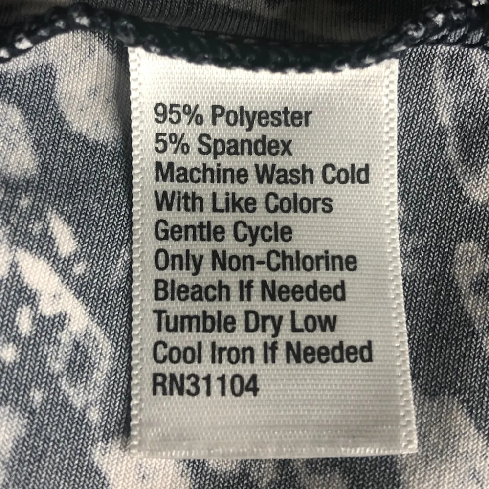 Black and White Animal Print Sheath Dress  - Size Extra Small (XS) - Image 6