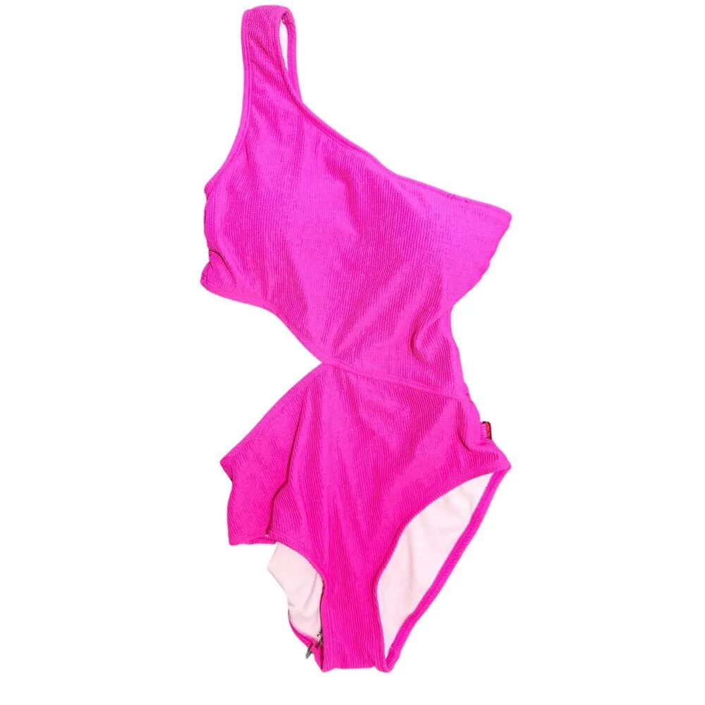 Brand New Michael Michael Kors Women's Size 12 Cerise Pink One Piece Swimsuit - Image 2