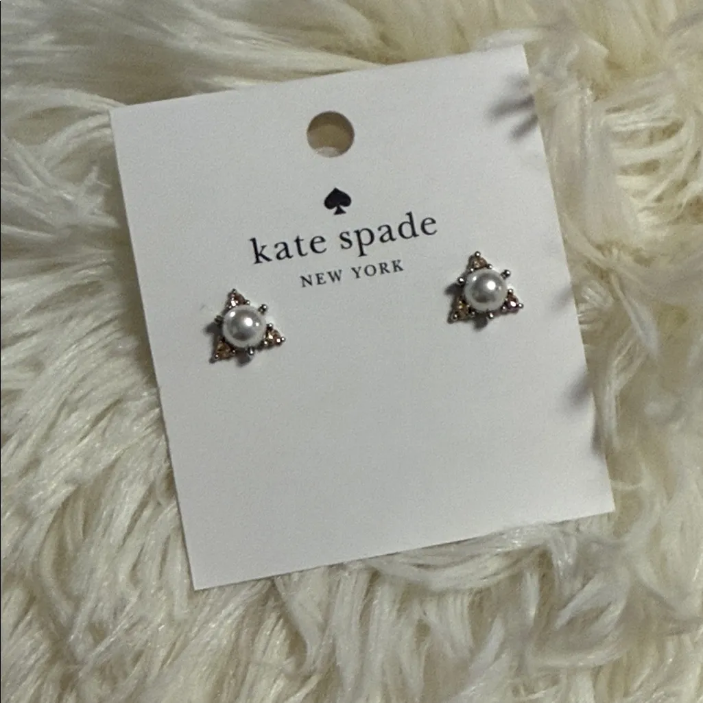Kate Spade You’re a Gem Triangle Earrings - Image 2