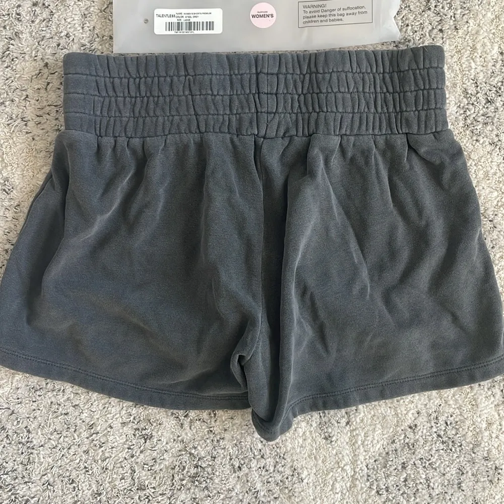 NWT Talentless Cotton Fleece Boxing Shorts Steel Grey Size Large - Image 6