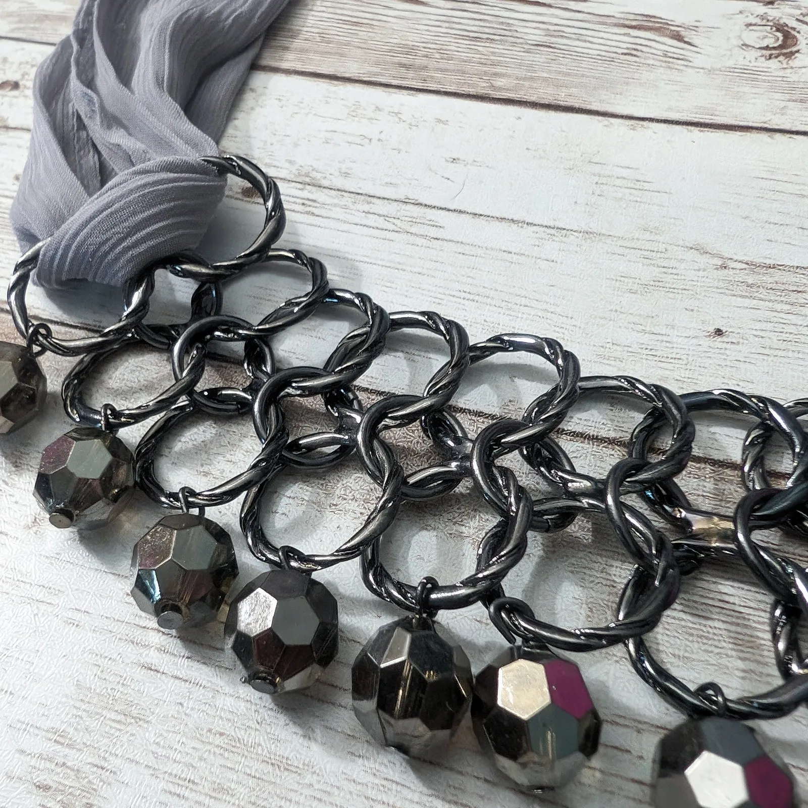 Vintage Necklace Unusual Statement Necklace - Image 4