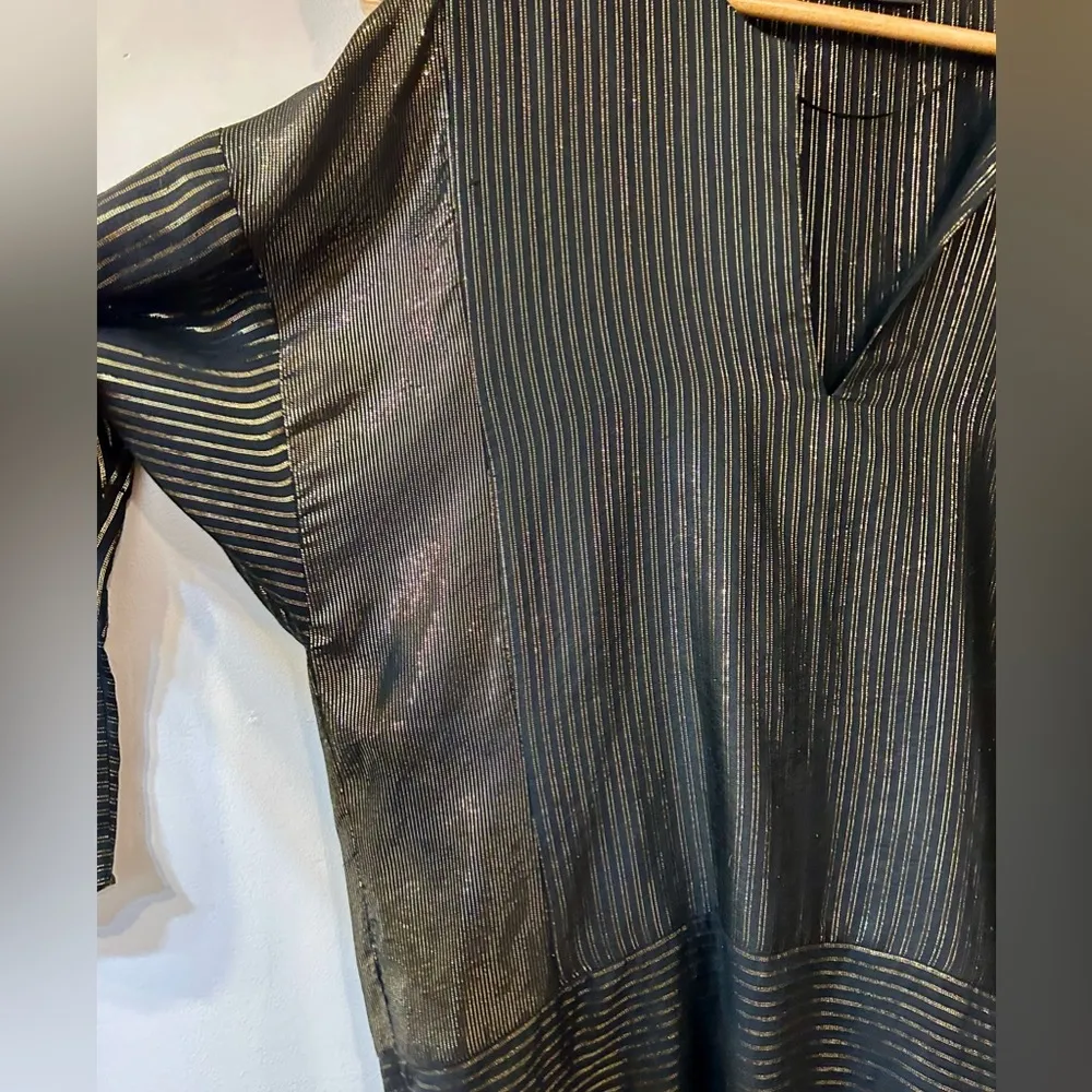 Zara Shiny Patchwork Tunic Size Large - Image 8