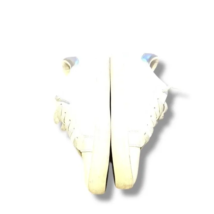 Vintage Havana Glitter Star Sneakers Size 9.5 White Leather Low Top Casual - Image 4