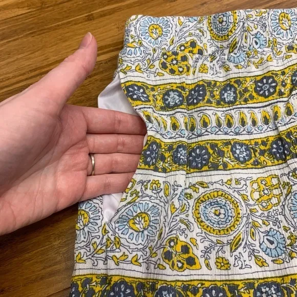 Lane Bryant Midi Skirt Womens 22/24 Elastic‎ Waist Floral Print Lined Plus Size - Image 2