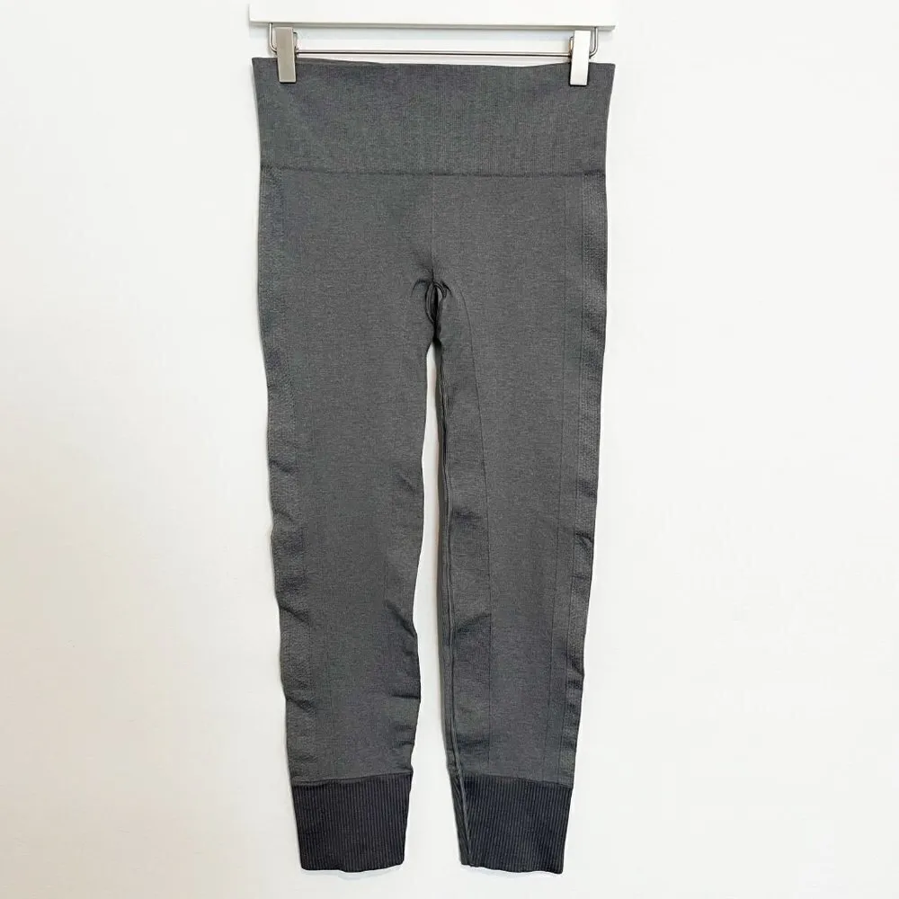 Lululemon Ebb To Street Seamless Slate Gray Athletic Workout Leggings Gym Size 6 - Image 3