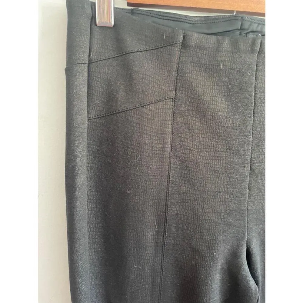 Women's Liverpool Los Angeles Black Straight Leg Snakeskin Legging Pants Size 10 - Image 2