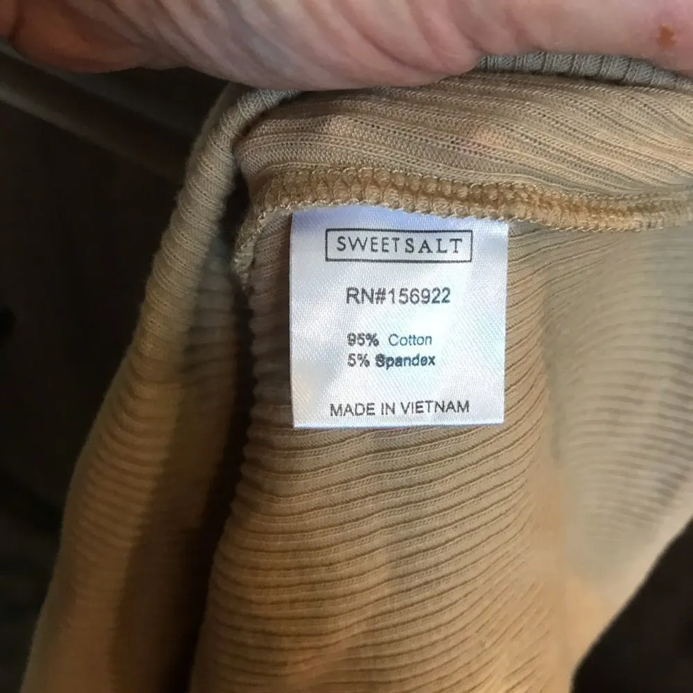 Sweet Salt Camel Drawstring Skirt Extra Large Tan Size XL - Image 4