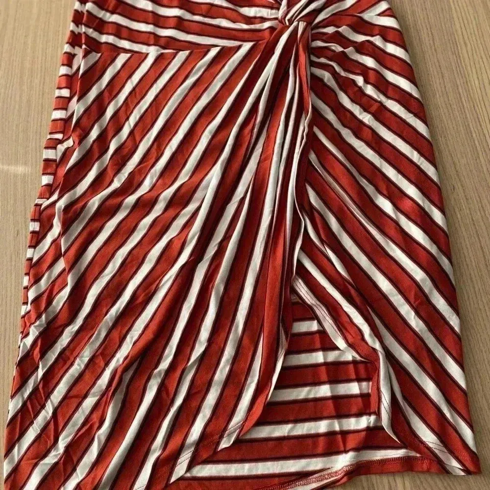 🆕Rust & White Stripe Knot - Image 8