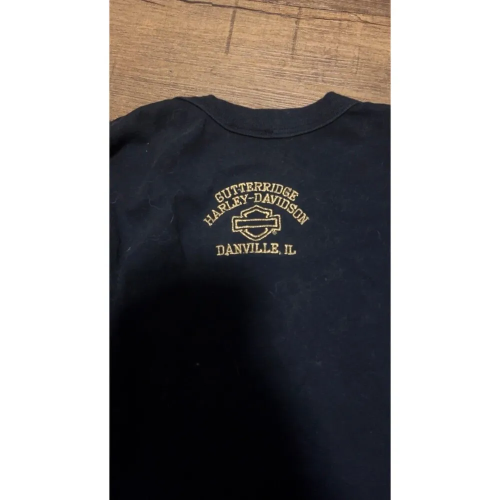 Vintage Harley Davidson cut out shirt - Image 2