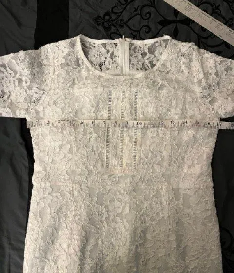 White Lace  Fashion Dress - Image 4