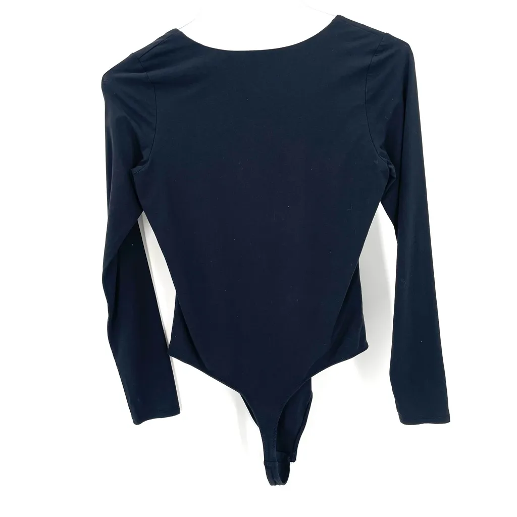 Everlane  THE LONG-SLEEVE SUPIMA® SQUARE-NECK BODYSUIT - Image 4