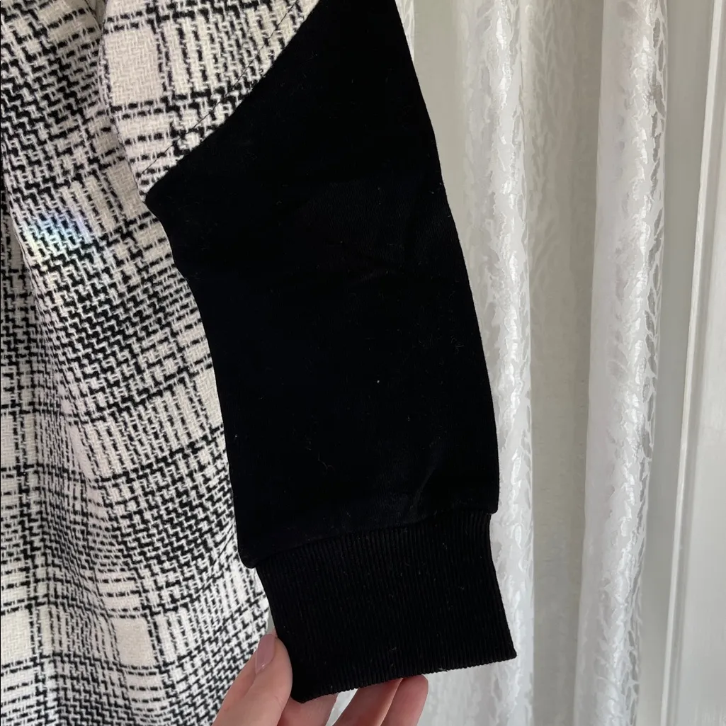 NWT! LBLC the Label Top Textured Shacket size M Black Size M - Image 6