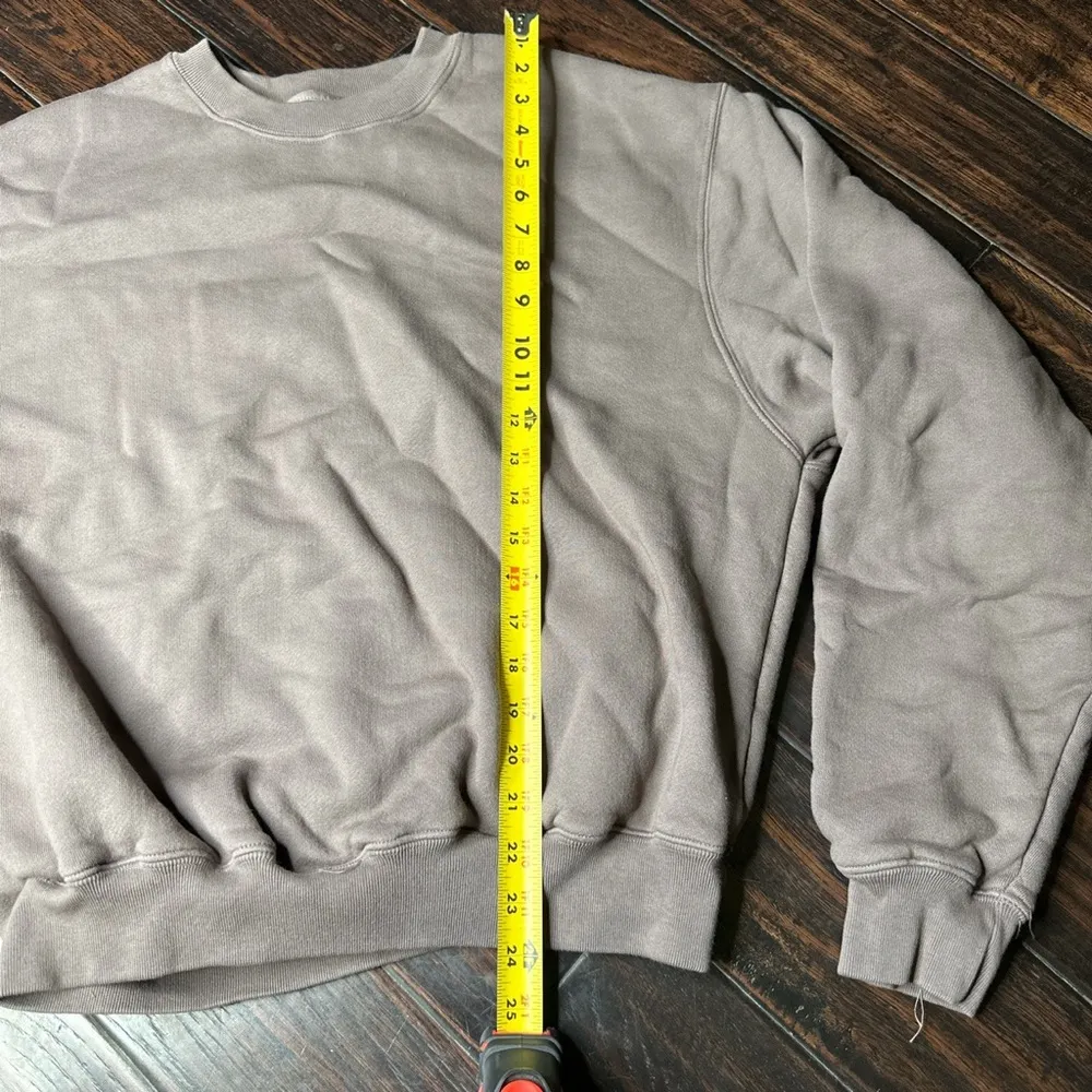 Fluffy puffy fleece crewneck, sweater long sleeve Los Angeles Apparel, basic - Image 2